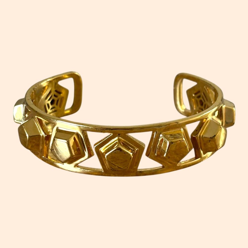 Eddie Borgo Gold Studded Cuff Bracelet